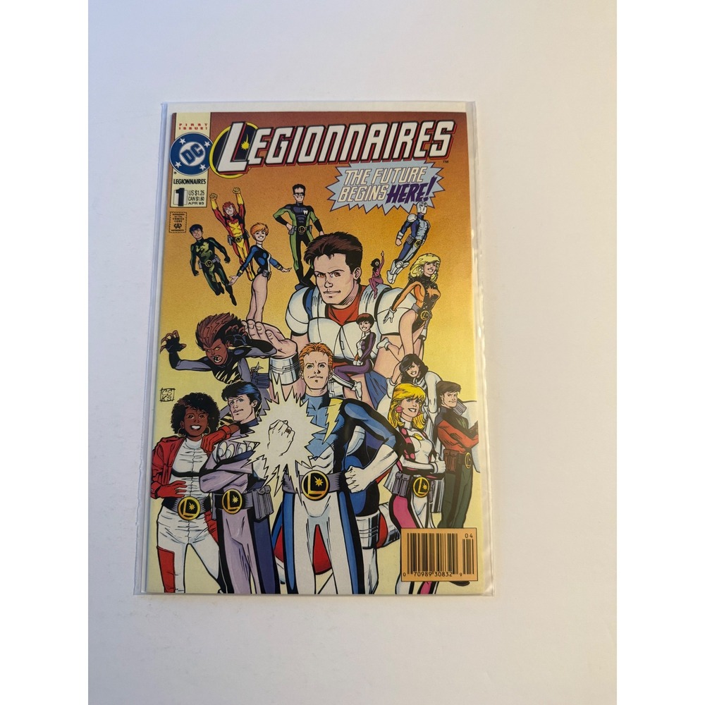 DC Comics Legionnaires 1 1993 First Issue Chris Sprouse Art Legion Super-Heroes